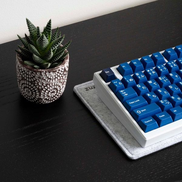 Tapis pour clavier en feutre de laine, tapis de souris, clavier mécanique personnalisé, insonorisation