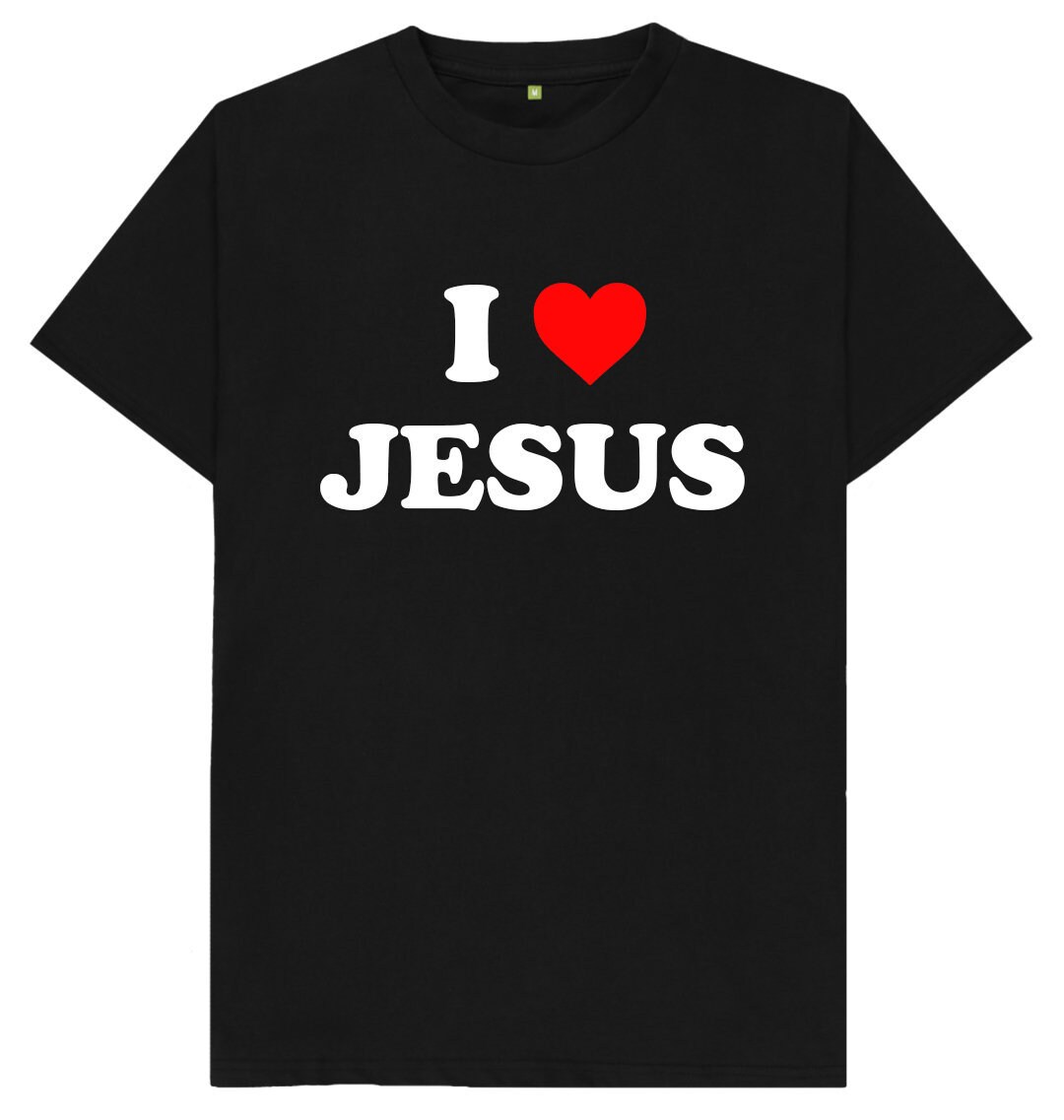 I Love Jesus TShirt S2XL Etsy
