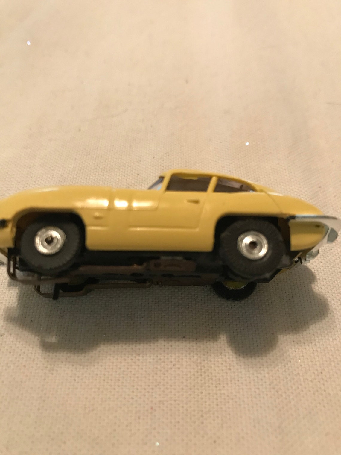 Aurora Model Motoring HO Slot Car Thunder Jet Yellow Jaguar Etsy