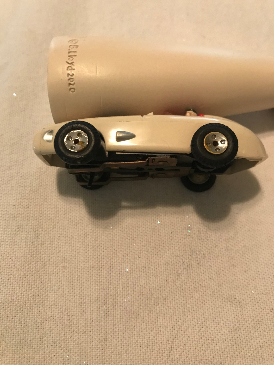 Aurora Model Motoring HO Slot Car Thunder Jet Tan Etsy