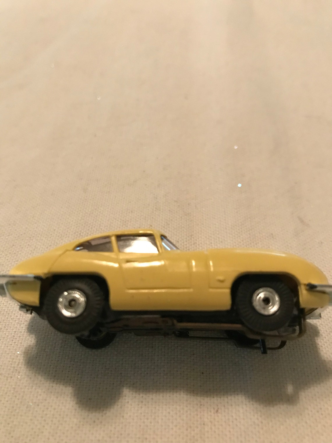 Aurora Model Motoring HO Slot Car Thunder Jet Yellow Jaguar Etsy