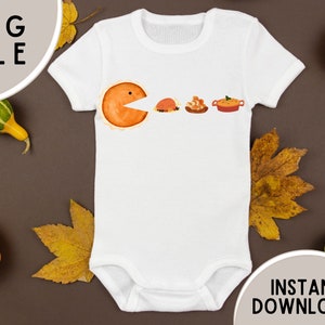 Pie Man PNG, Pac Man, Pumpkin Pie, Truthahn, Rolls, Auflauf, Essen, Thanksgiving, Urlaub, Shirts, Body, Sweatshirt, Crewneck, Trendy