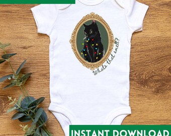 Christmas Vacation Burnt Cat PNG File: Aunt Edna Movie Quote (Digital Download)