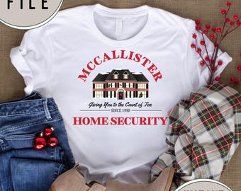 McCallister Home Security Faux Logo PNG File - Home Alone Christmas (Digital Download)