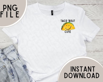 Taco PNG, Cinco De Mayo Kids T-shirt Design (Digital Download)