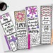 see more listings in the Print & Color Bookmarks section
