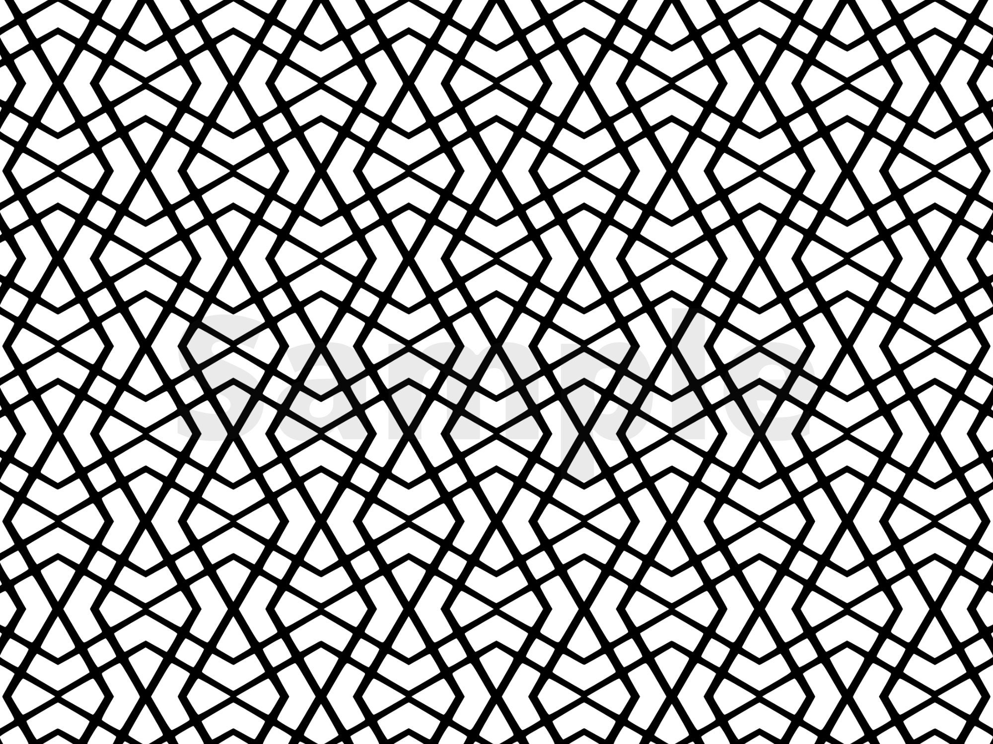 3 Geometric Coloring Pages with Bold Lines Printable Adult | Etsy