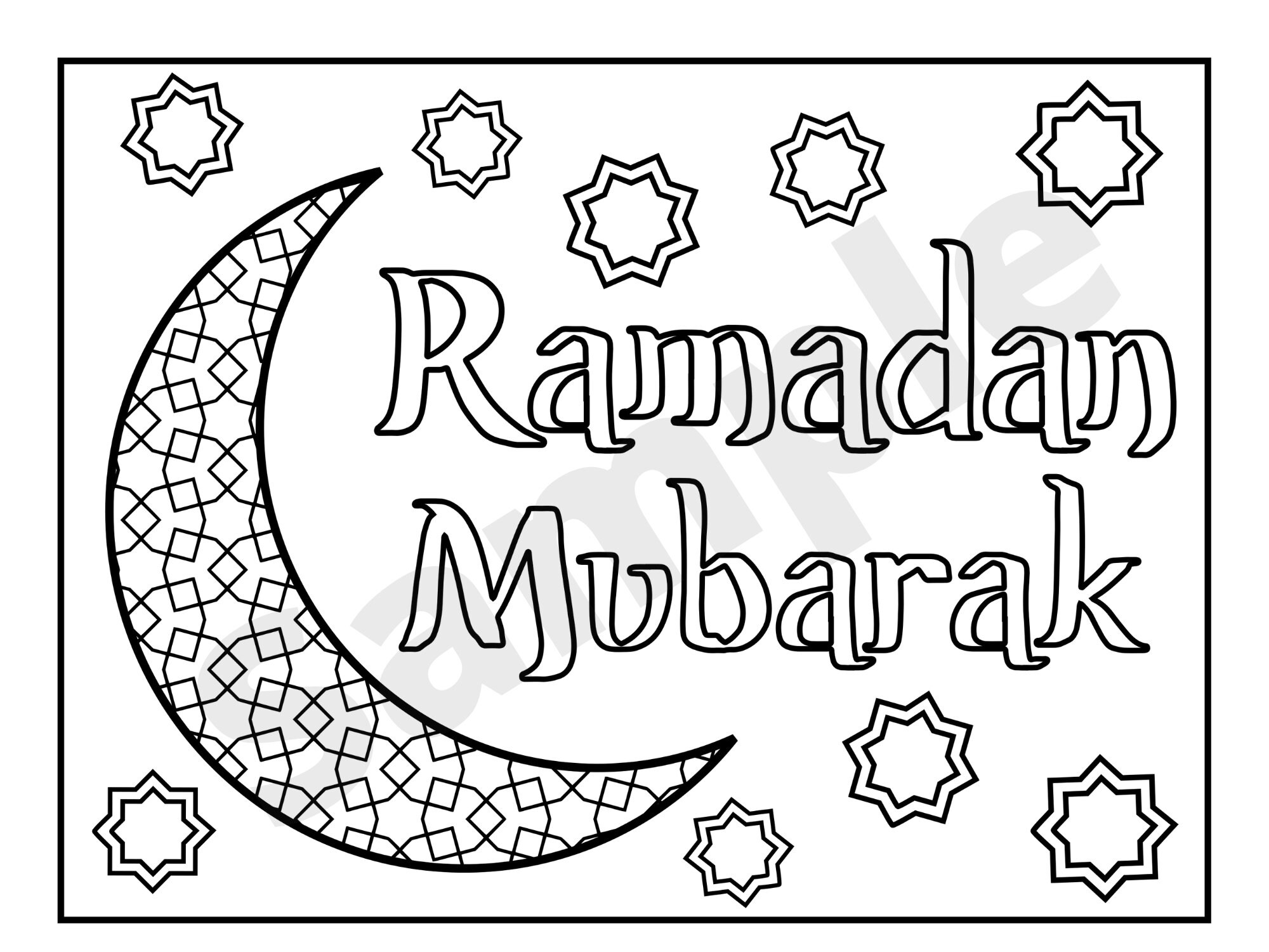 Ramadan Coloring Pages For Kids Coloring Pages