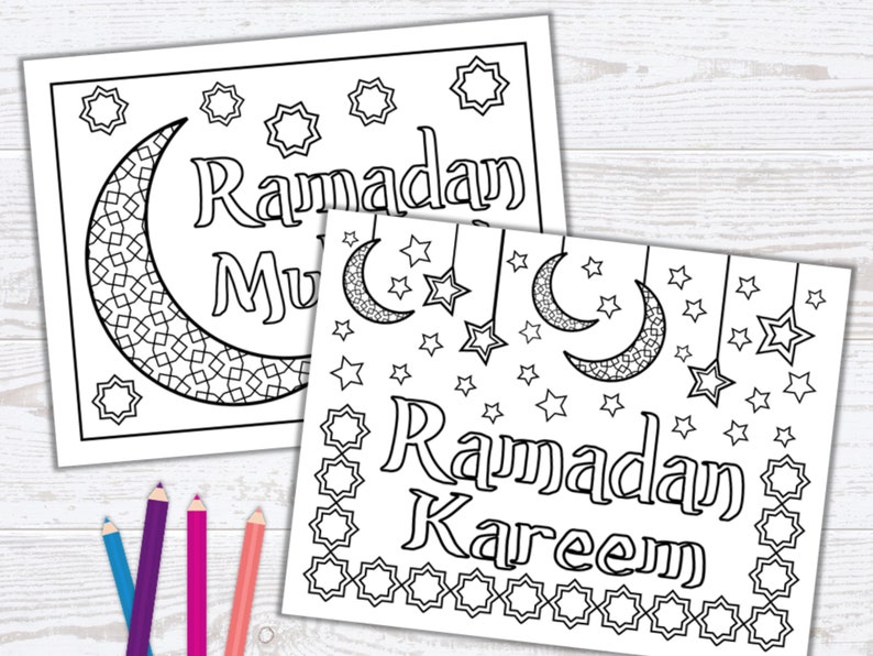 MASSIVE Ramadan & Eid Coloring and Craft Bundle DIY Ramadan Banner