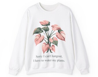 Funny Plant Lover Sweatshirt, Gardening Gift, Botanical, Plant Mom, Plant people, Nature Sweatshirt