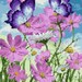 Spring Cross Stitch Pattern, Spring Flowers Cross Stitch, Butterfly ...