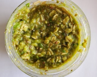 Avocado Oat Face Mask | Skin Care | Facial Care | Skin Treatment Masks | All Natural | Spa Gift | Relaxation | Gifts for Women | Homemade