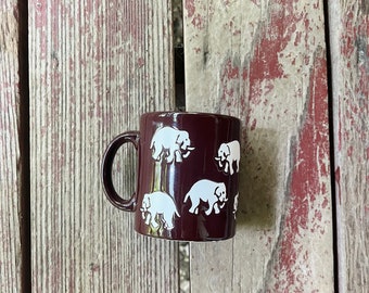 steady elephant mug | vintage german elephant ceramic mug