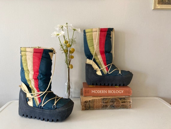 Freakin’ Sweet 80s Vintage Winter Snow Boots