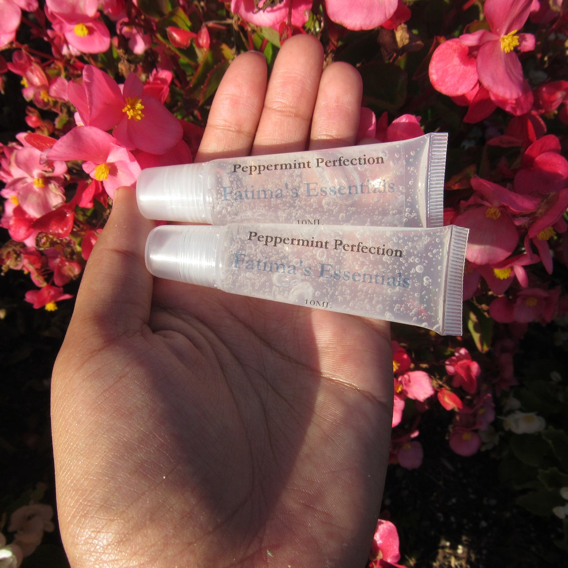 Peppermint Perfection Clear Lip Gloss Etsy