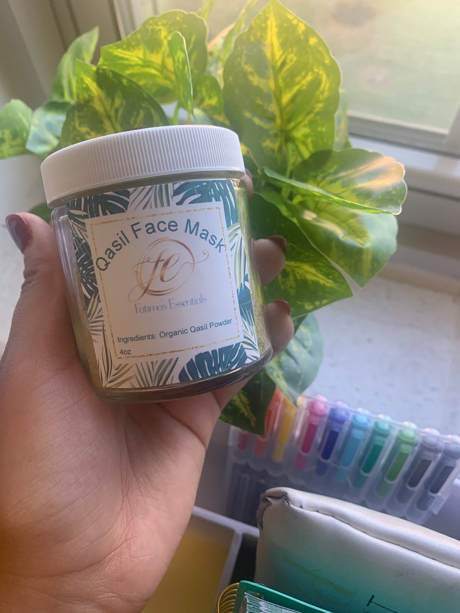 Qasil Powder Face Mask Etsy