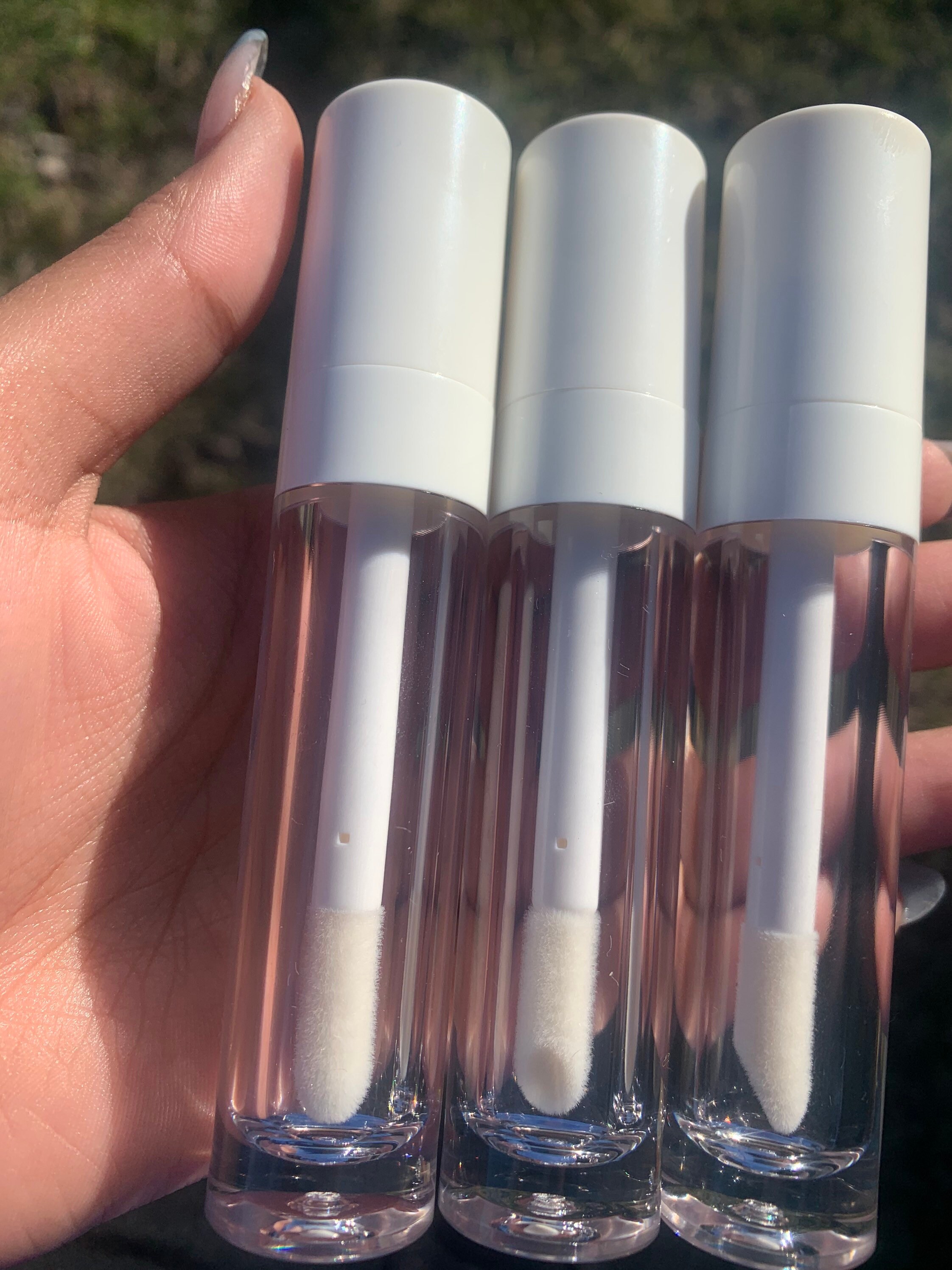 White Wand Lip Gloss Tubes Wholesale 8ml Lip Gloss tubes. Etsy