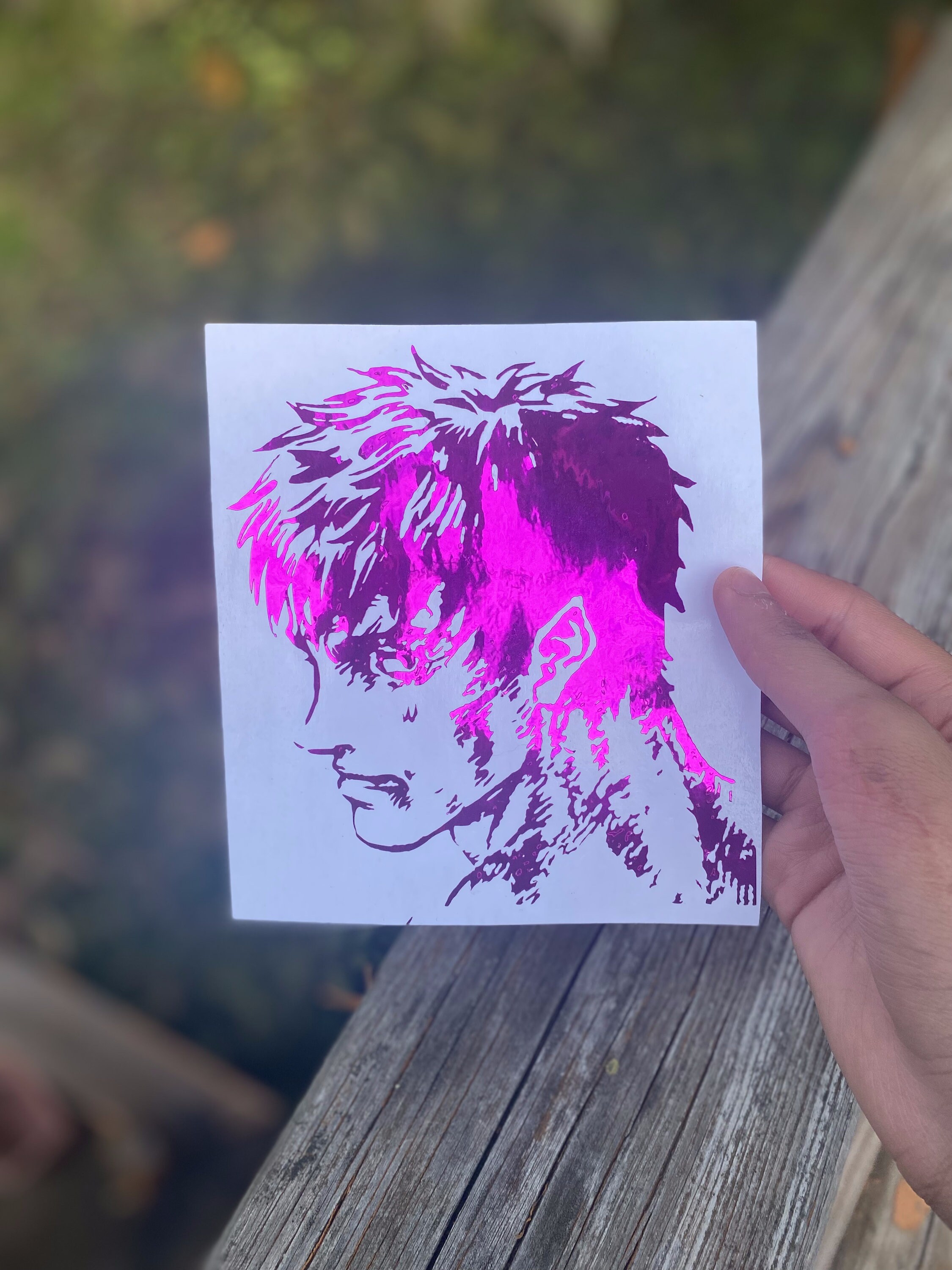 Anime Vinyl Decal Limited Supplies Etsy