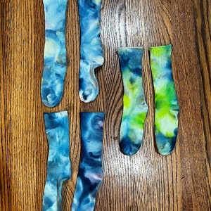 Three (3) Pair of Kid’s Tie-Dyed Soft Bamboo Socks.