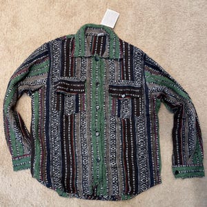 Handmade Nepalese Cotton Jacket: Heavyweight, Fair Trade, XL Size