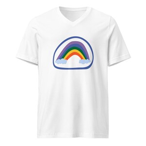 Unisex Short Sleeve V-Neck T-Shirt