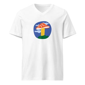 Unisex Short Sleeve V-Neck T-Shirt