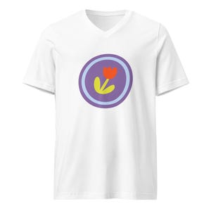 Unisex Short Sleeve V-Neck T-Shirt