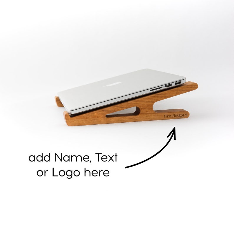 Wooden Laptop Stand Macbook Pro 13 Stand Macbook Air Laptop Etsy
