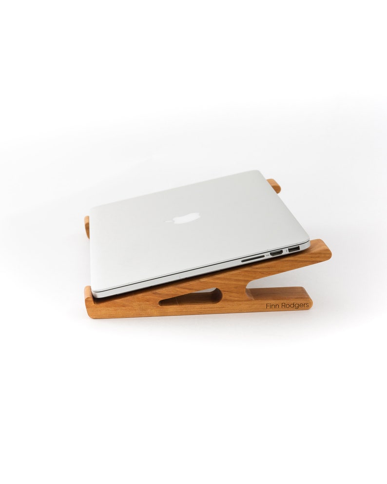 Wooden Laptop Stand Macbook Pro 13 Stand Macbook Air Laptop Etsy