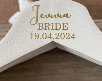 Wedding hanger stickers