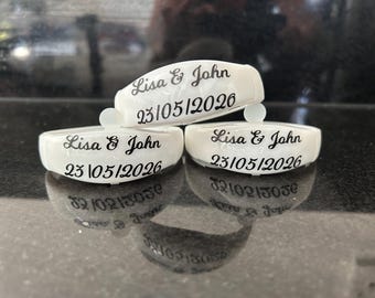 DIY names or Initals for Glow Bracelets Light Up Wristbands. Name sticker only