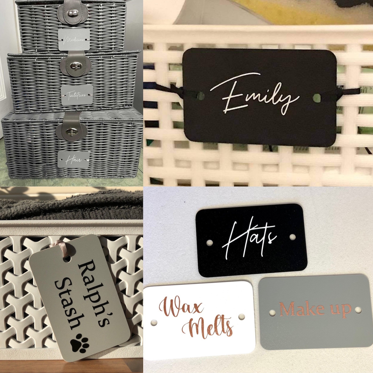 2 hole storage basket tag Hole Basket Tags Box Tag Labels Etsy