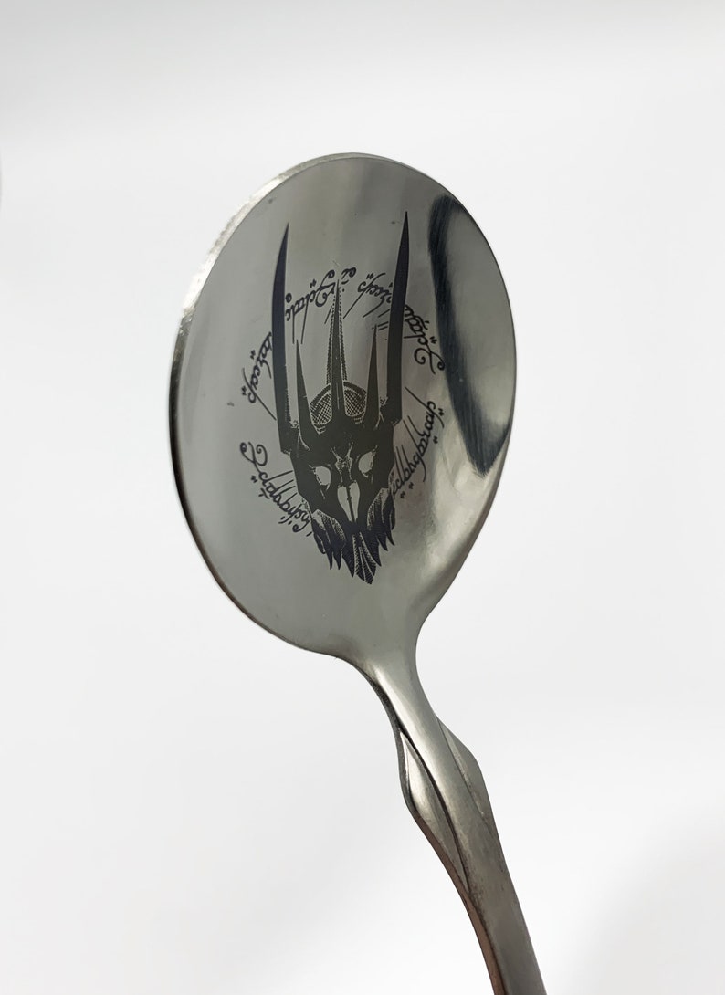 One Spoon To Rule Them All Sauron Lord of the Rings Soup Spoon image 1