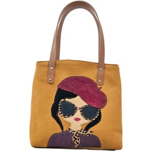 Handtasche aus Wildleder und Korkstoff/handgefertigt/schickes und ethisches Accessoire/Umweltfreundliche Damentasche/Originales und nachhaltiges Geschenk