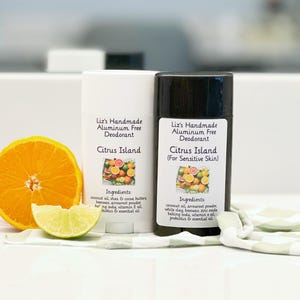 Handmade Aluminum Free Citrus Island Deodorant
