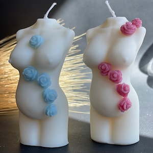 Pregnant Female Torso Candle, Bust Goddess Body Candle, Venus Candle, Baby Shower Gift Ideas, Maternity Gift, Birthday, Mother’s Day Gift