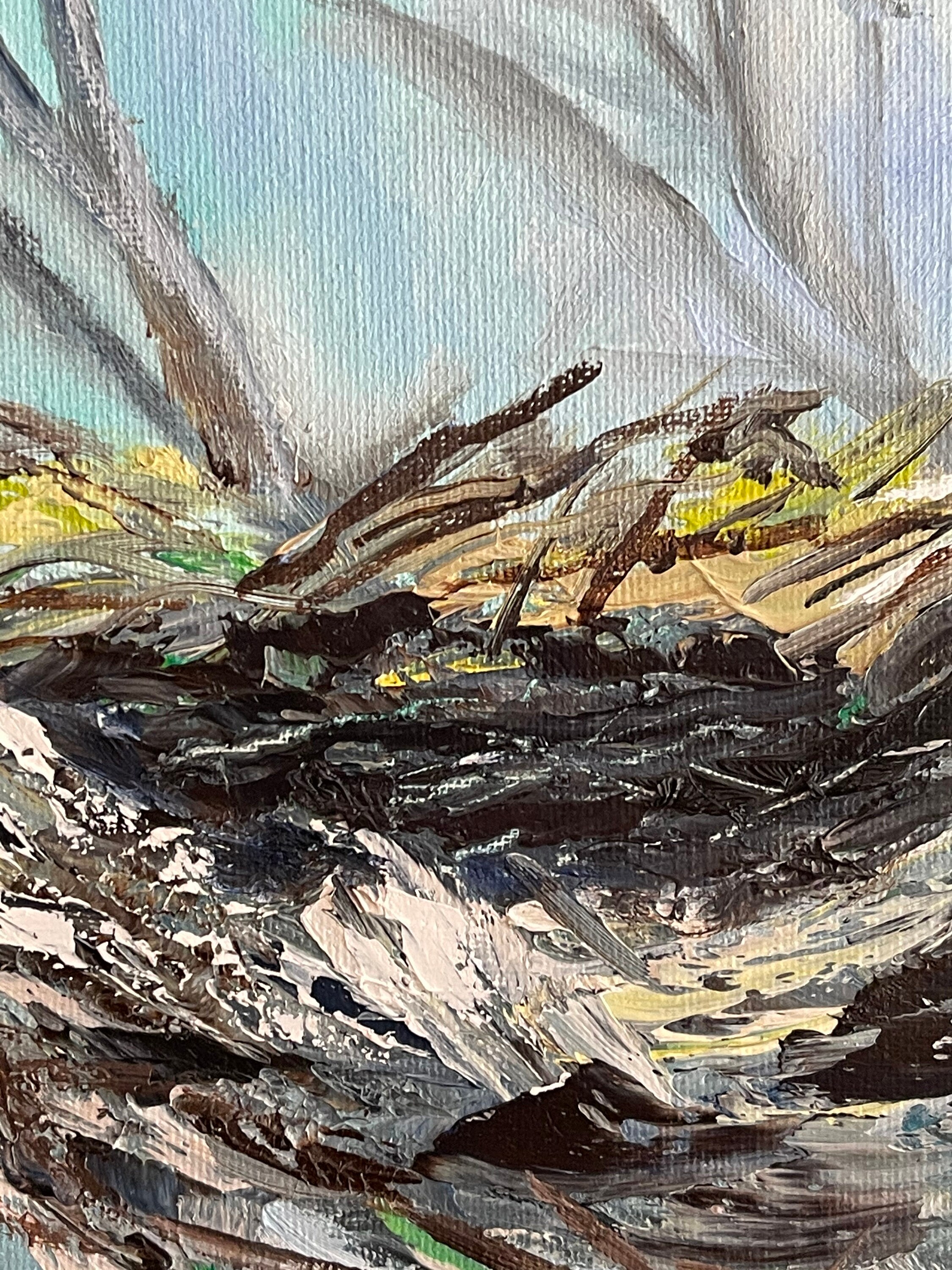 Bird's Nest Original Oil Painting - Etsy