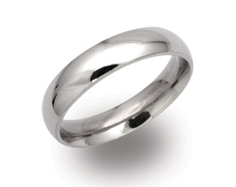 Bague de mariage unique en acier