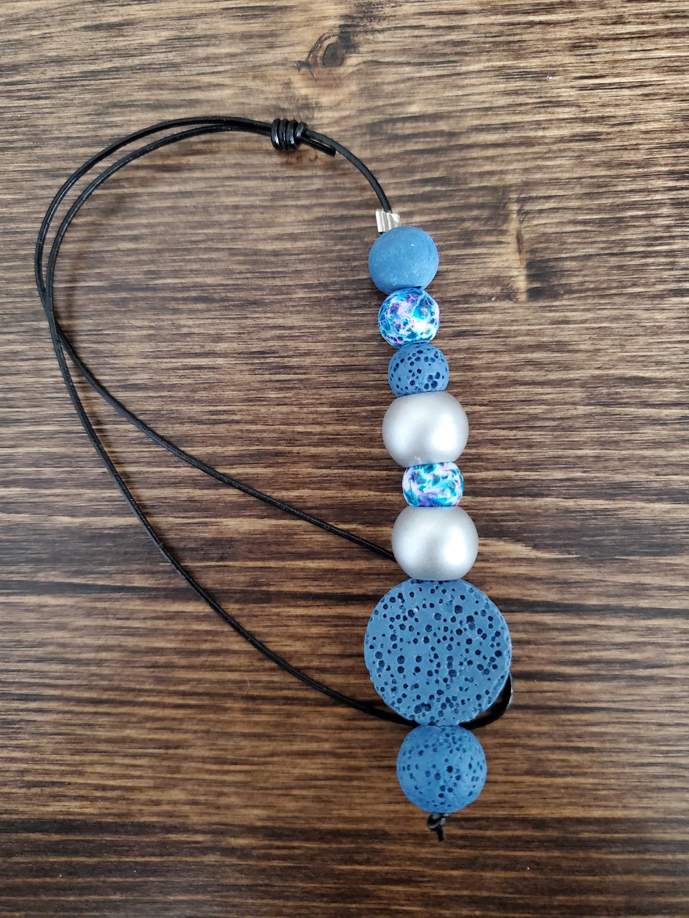 Difusor de aceite esencial colgante ajustable con piedra de | Etsy