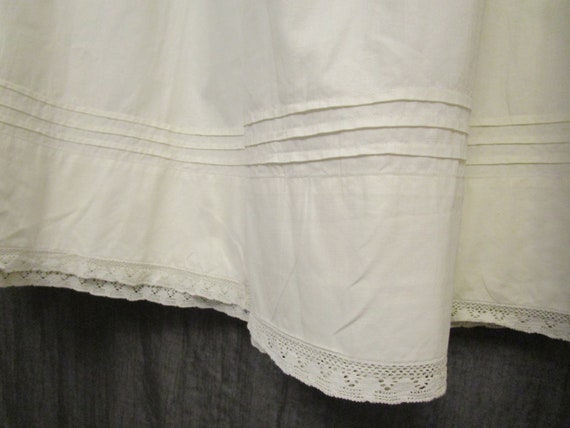 Old cotton petticoat skirt. Victorian style skirt… - image 2