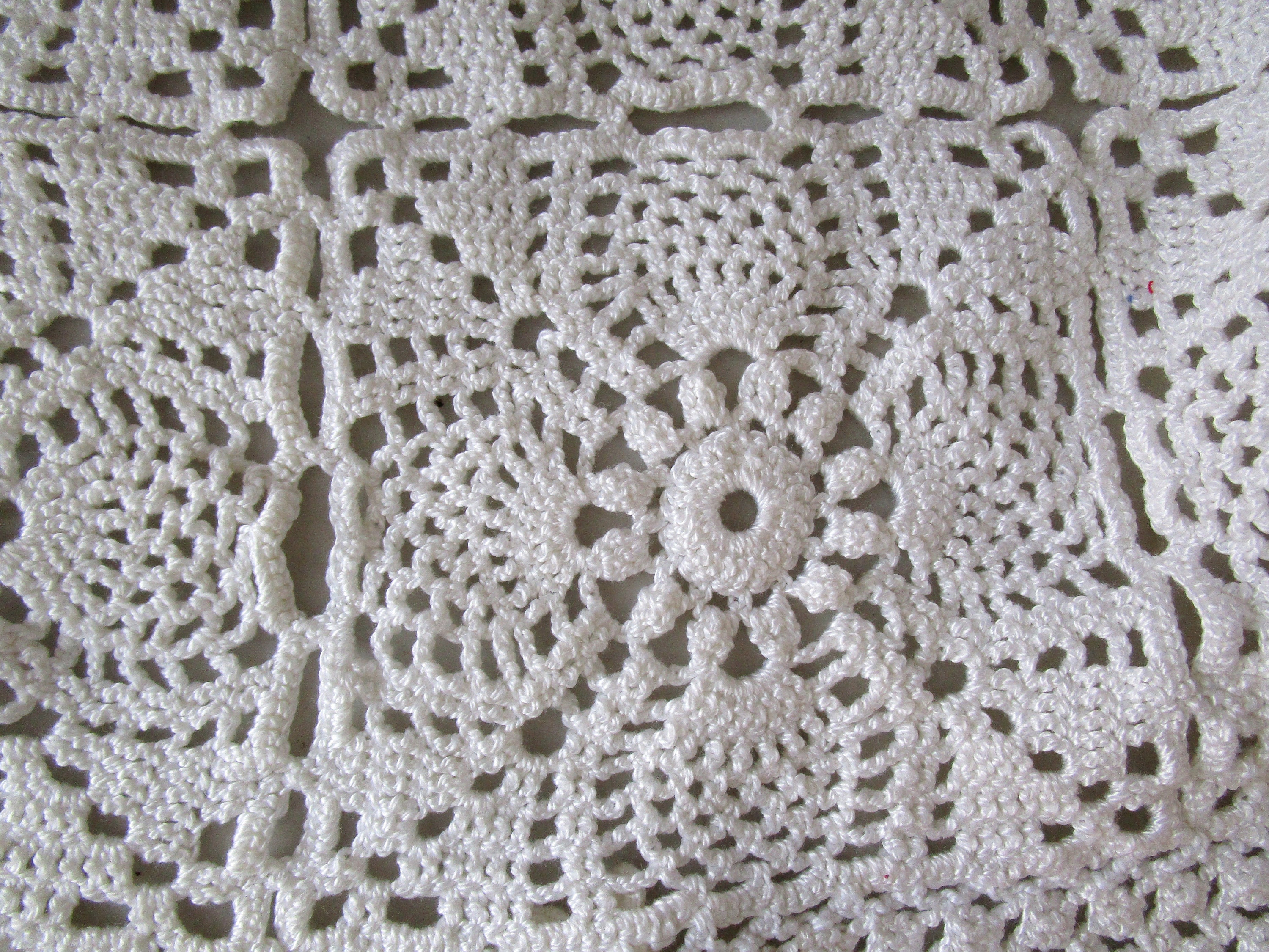Antique White Cotton Crochet Bedspread , Singal Bed Etsy