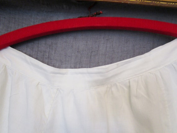 Old cotton petticoat skirt. Victorian style skirt… - image 5