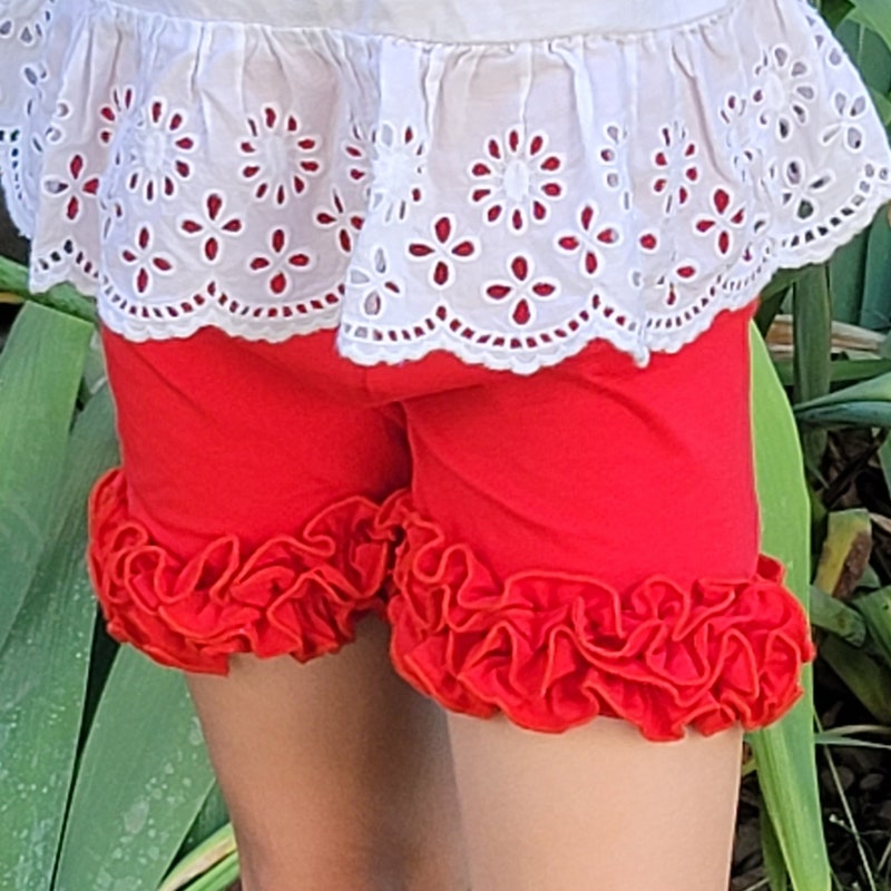 Ruffle Shorts - Etsy