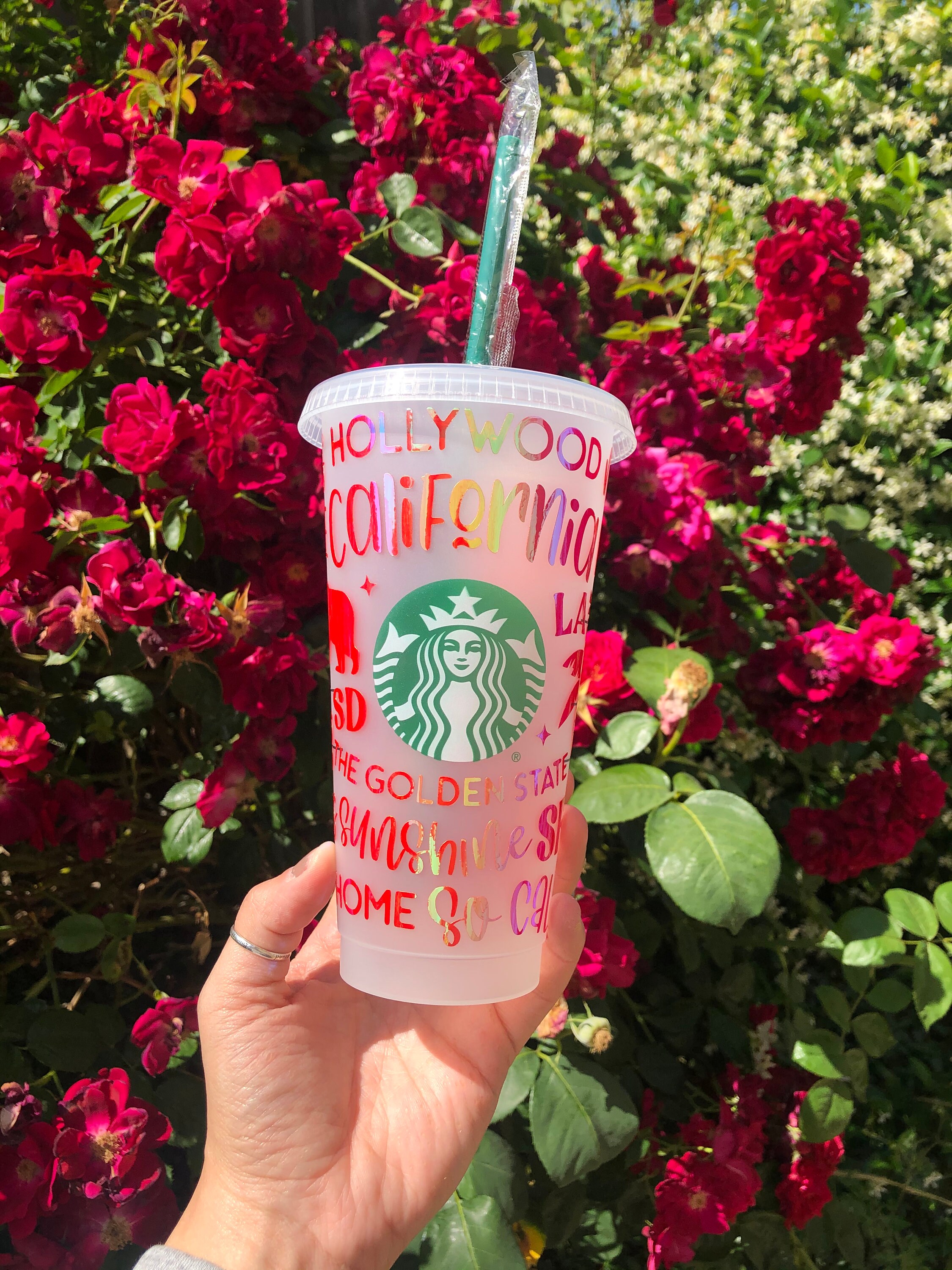 California tumbler California Starbucks tumbler Etsy