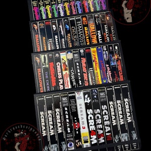 VHS horror notebooks