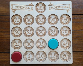 Crokinole Game Scorekeeper