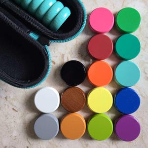 Crokinole Discs with Hard Carry Case