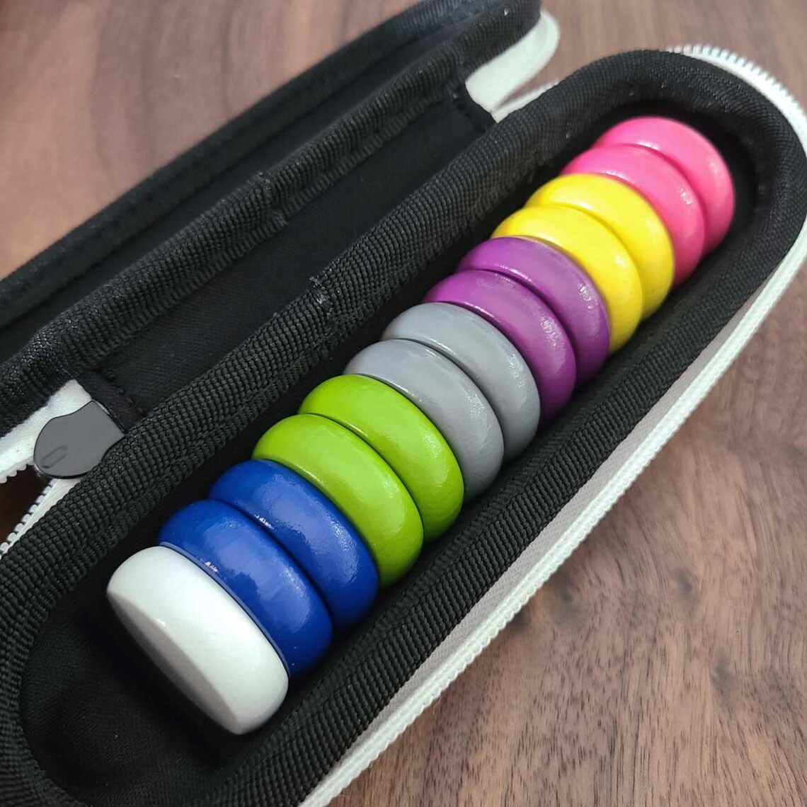 Tabletop Disc Dexterity Game, Travel Multi-color Discs for Multi-player ...