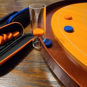 Crokinole Acrylic Rail 20 Holder Tube Set (2)