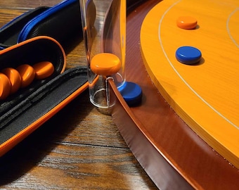 Crokinole Acrylic Rail 20 Holder Tube Set (2)